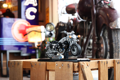 Vintage Motorcycle Building Blocks