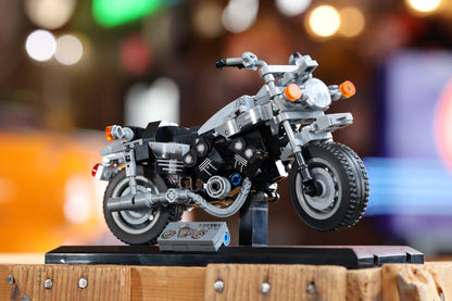 Vintage Motorcycle Building Blocks