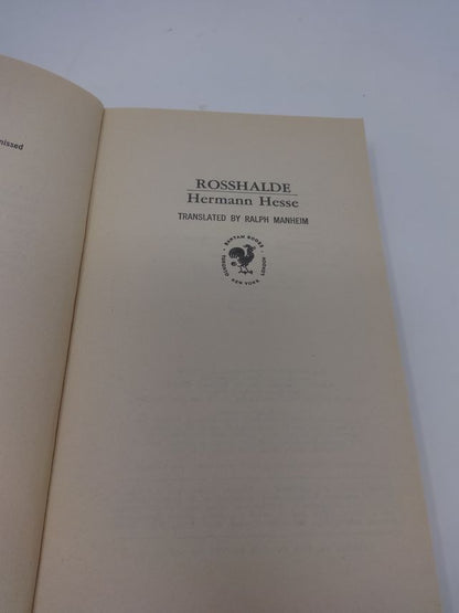 Rosshalde by Hermann Hesse