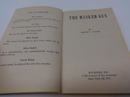 The masked gun/ Gallows Gulch Ace double book