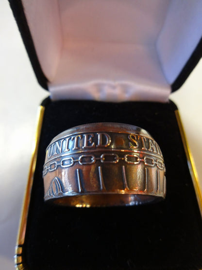 United States Navy coin ring