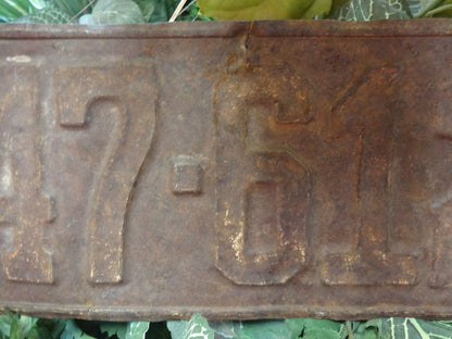 1922 Colorado license plate 147-612