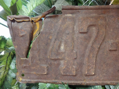 1922 Colorado license plate 147-612