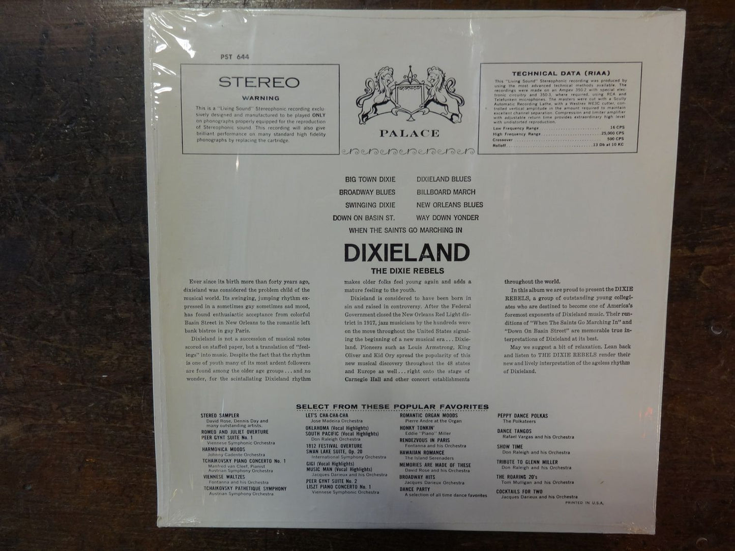 The Dixie Rebels, Dixieland