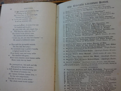 Riverside Literature Series, Poems by J.G. Whittier