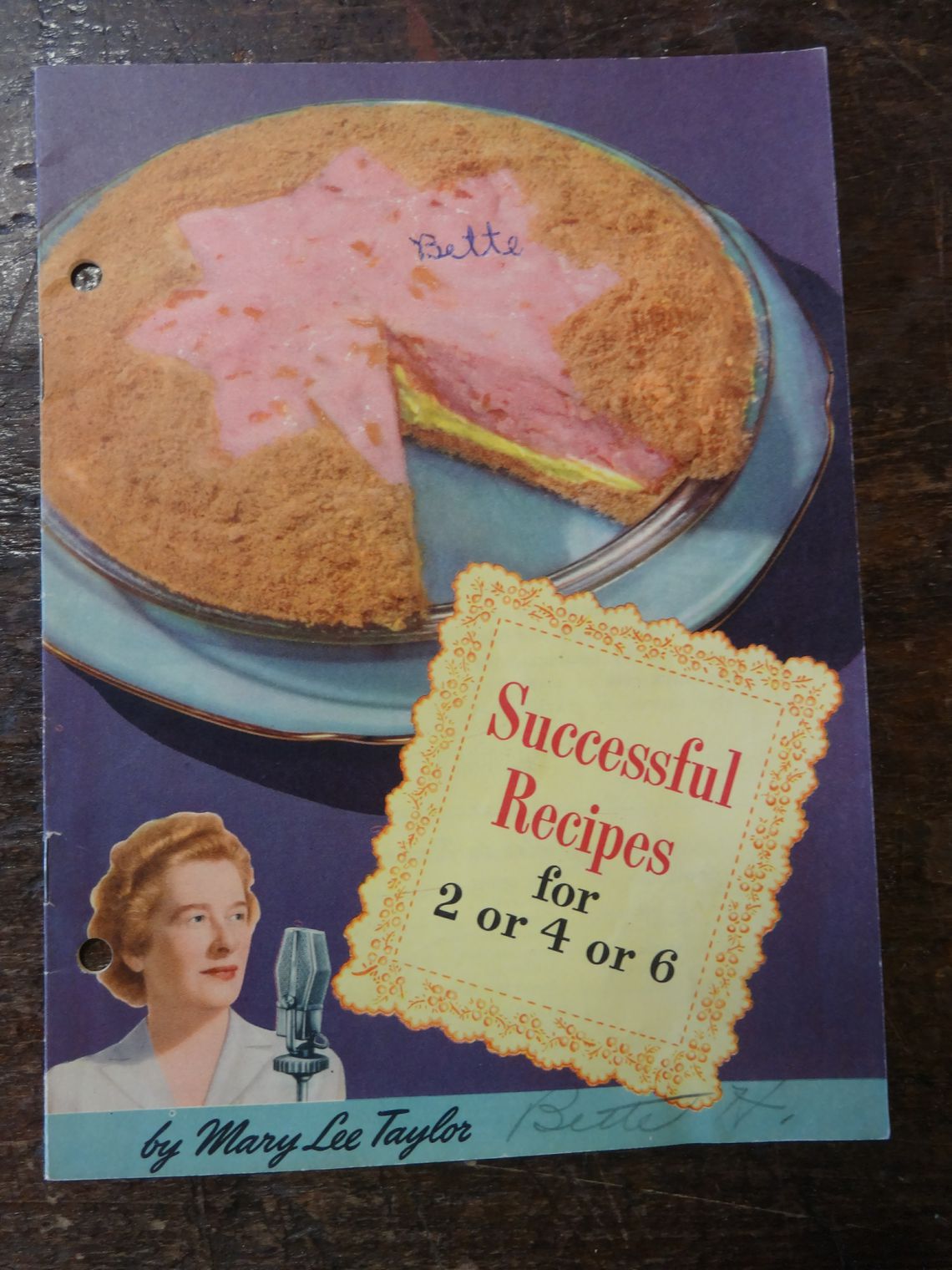 Successful Recipes for 2 or 4 or 6, by Mary Lee Taylor