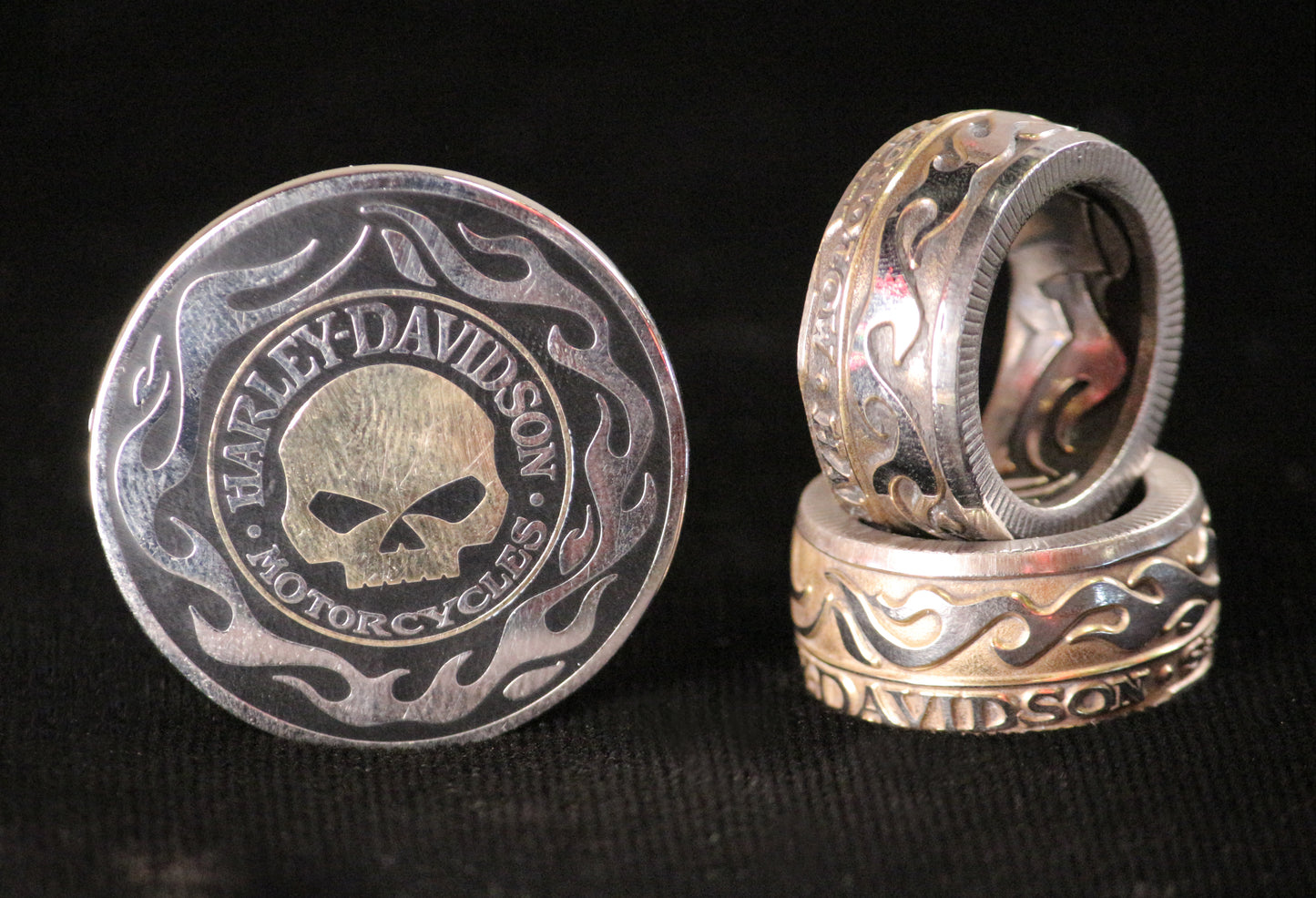 HARLEY DAVIDSON Coin Ring